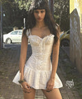 Jhene Embroidered Square Neck Dress [QX4GSXHW]
