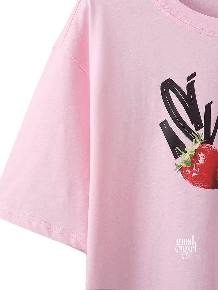 Joan Fruit Graphic T-Shirt [IT63TMP4]