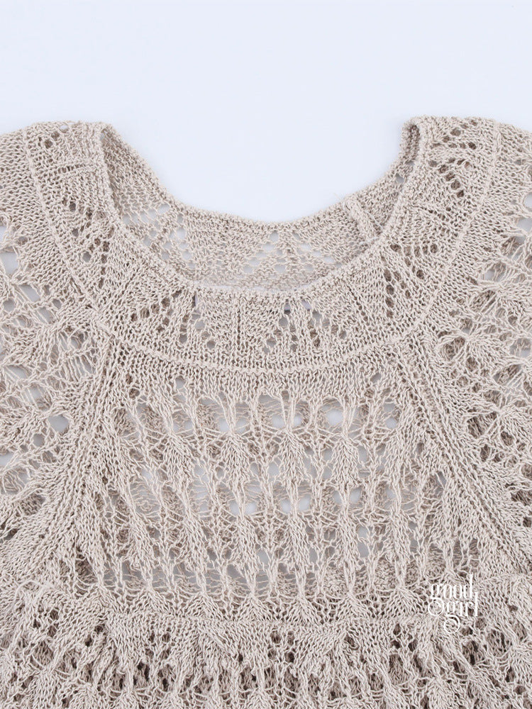 Joi Layered Mesh Knit Top [QQLIJYRM]