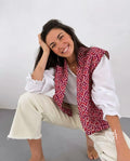 Kalee Printed Padded Vest [F6CDB1IP]