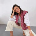 Kalee Printed Padded Vest [0SV4GCYZ]