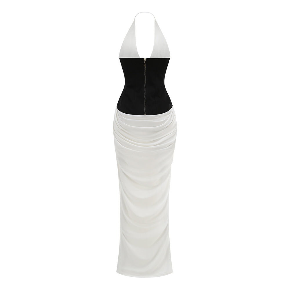 Kambri Halter Cut-Out Maxi Dress [FZWJJBHZ]
