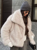Karra Faux Fur Lapel Jacket [4A76J722]