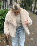 Karra Faux Fur Lapel Jacket [VWO5PKA8]
