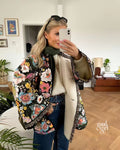 Kaylin Botanical Flare Sleeve Coat [W3XK5LE3]