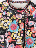 Kaylin Botanical Flare Sleeve Coat [TQQZPUXM]