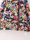 Kaylin Botanical Flare Sleeve Coat [E1T1L4YD]