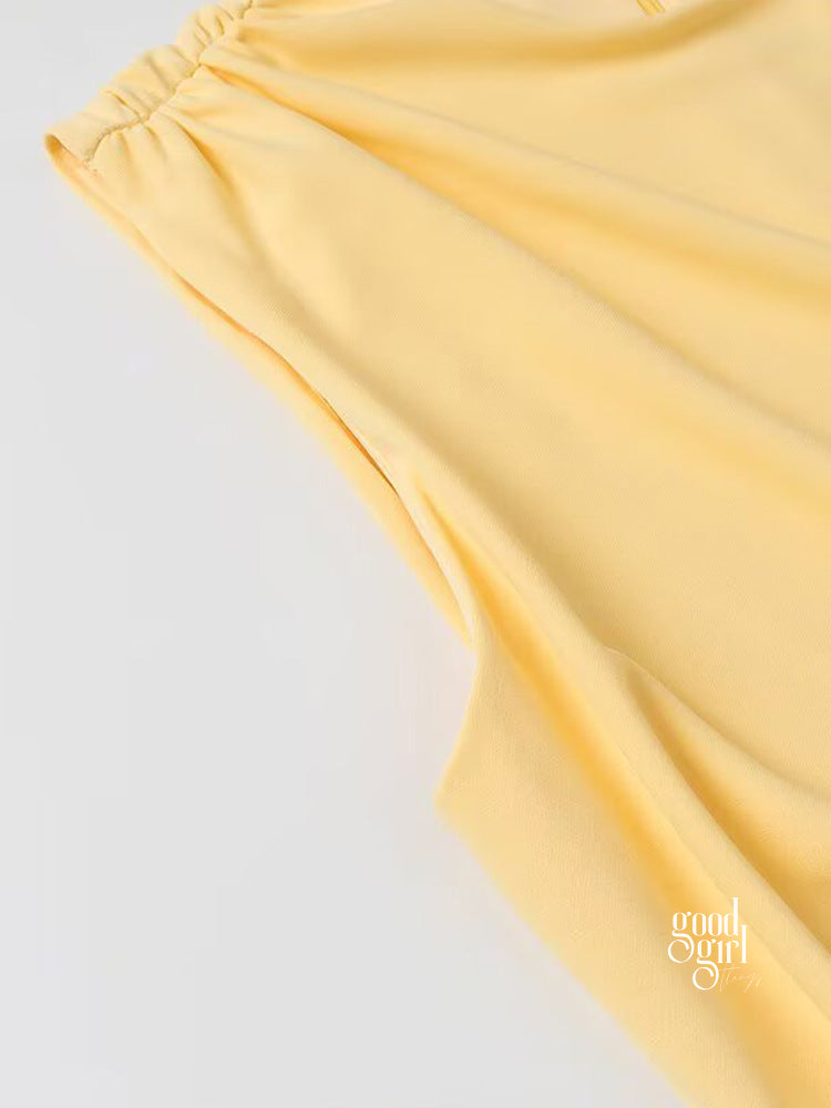 Kendalynn Pleated A-Line Mini Dress [VFD5X3JK]