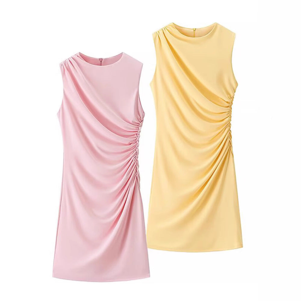Kendalynn Pleated A-Line Mini Dress [PHVG5MWP]
