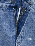 Kenzy High-Waist Denim Mini Skirt [SQOTK60T]