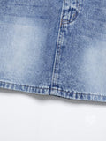 Kenzy High-Waist Denim Mini Skirt [HSYS4LAQ]