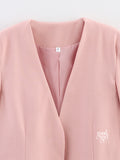Kimani Pink Tailored Pant Set [3G6WFYQR]