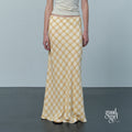 Klaudia Plaid Fishtail Midi Skirt [ZT13ABUM]