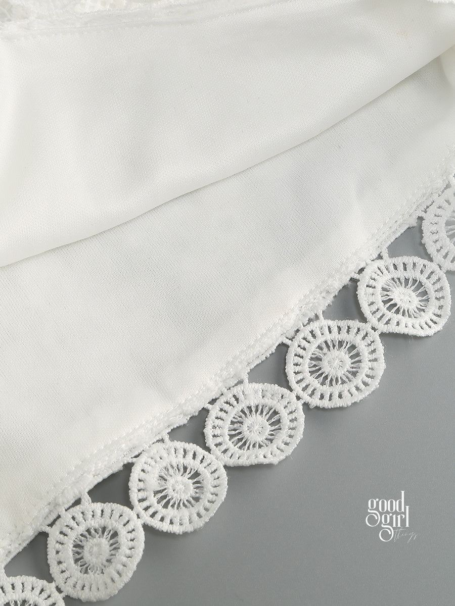 Laikynn Lace Tube Top Jumpsuit [D406EIB4]