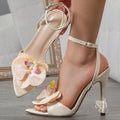 Lakota Blossom Stiletto Sandals [YQECI7JK]