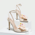 Lakota Blossom Stiletto Sandals [5ACBVOPE]