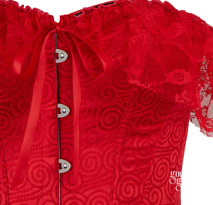 Lareen Lace Corset Crop Top [ZXS9SQI7]