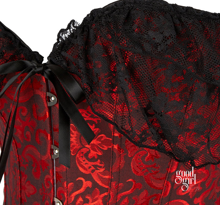 Lareen Lace Corset Crop Top [Z5AV8N7F]