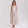 Lelani French Floral Midi Dress [5J3DD0K3]