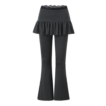 Lian Lace Skirted Flare Pants [VTYEPC3M]