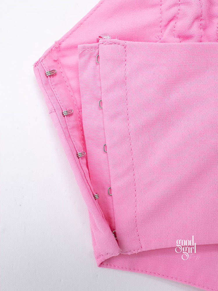 Liana Puffy Heart Crop Top [QH6ICJBD]