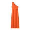 Lillyanne One Shoulder Pleated Maxi Dress [JUTNIMQ3]