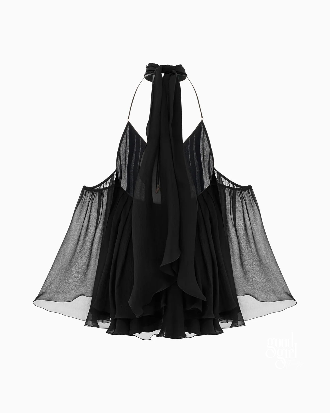 Linnea Backless Bell Sleeve Mini Dress [2FUULGFQ]