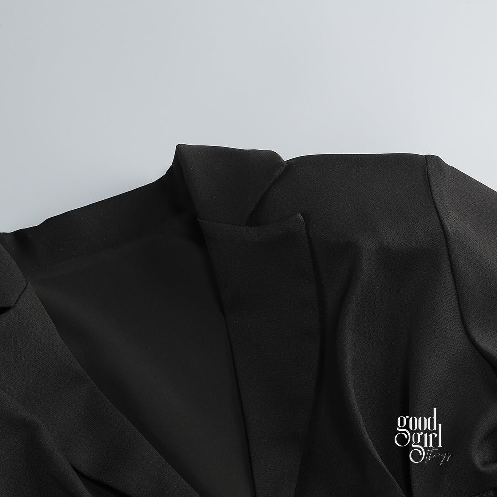 Lucienne Rhinestone Blazer Set [3OMKFS2Z]