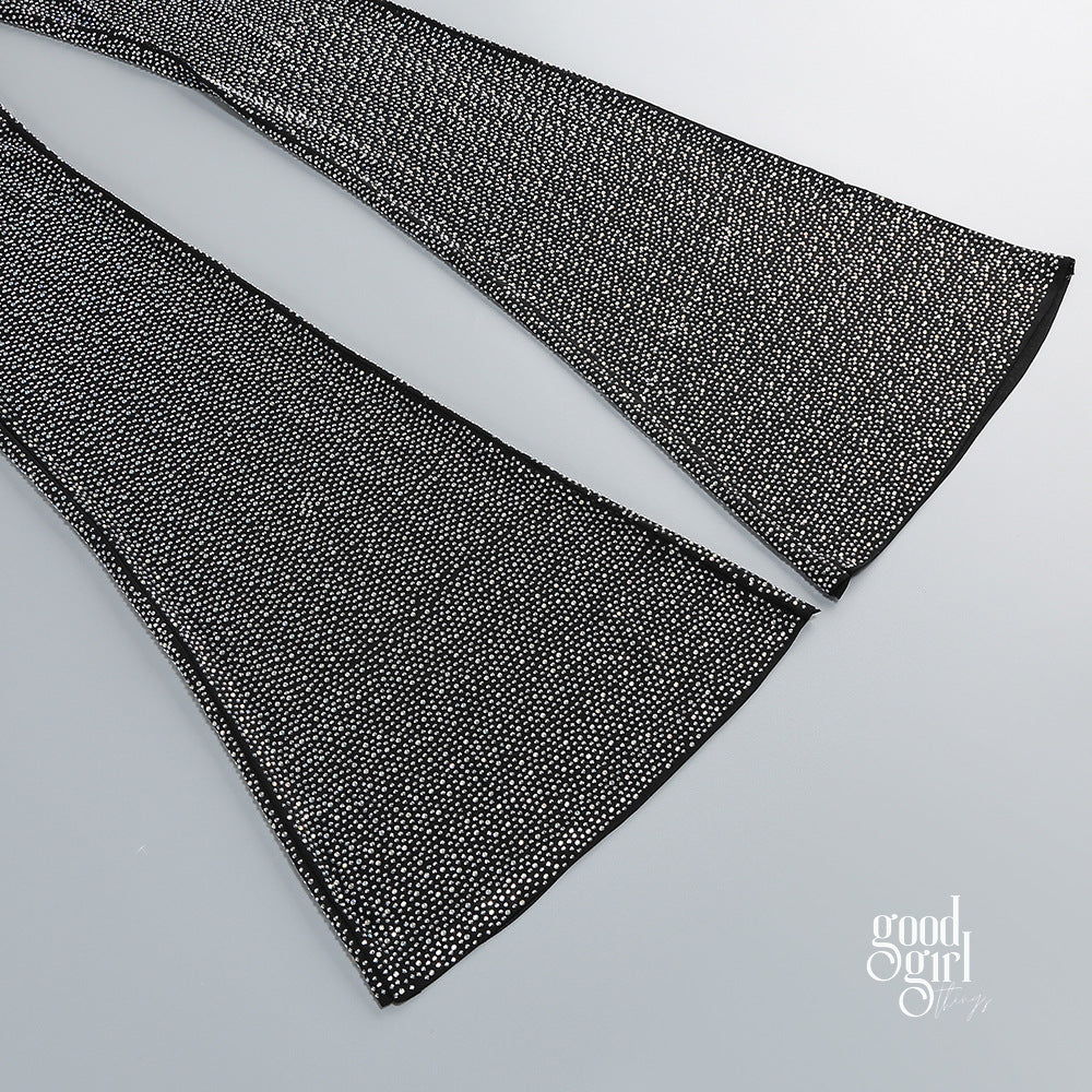 Lucienne Rhinestone Blazer Set [190EH2MK]