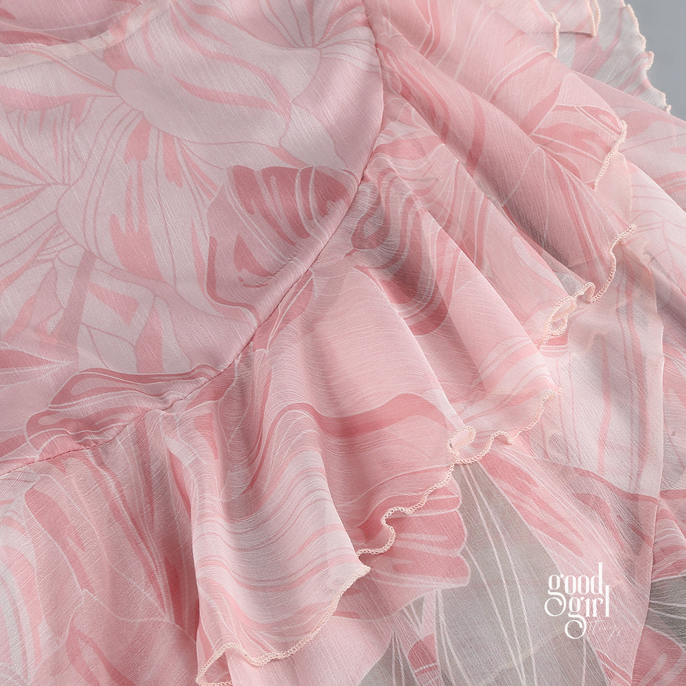 Lynden Backless Floral Maxi Dress [6OWYTQAL]