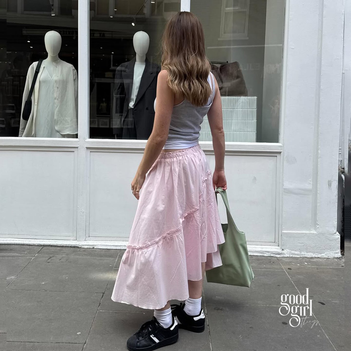Lynlee Asymmetric Ruffle Maxi Skirt [BPRDKUVZ]