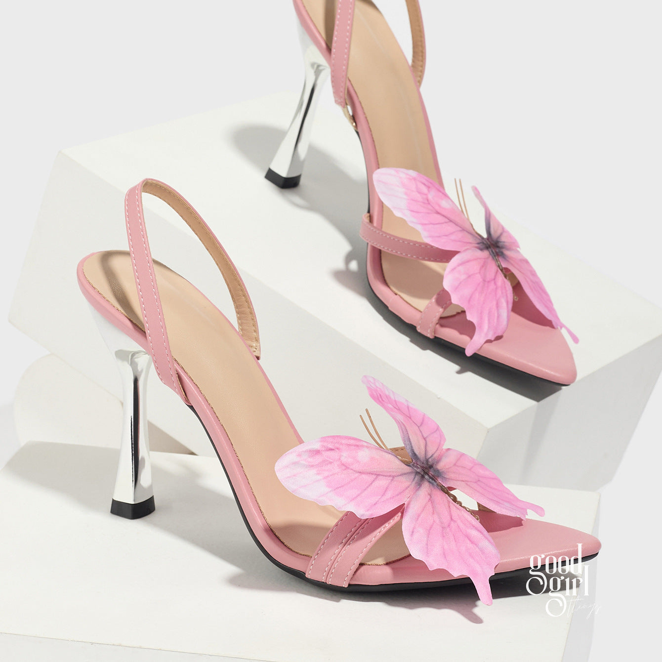 Maddie Butterfly Stiletto Heels [Q6HTGE0R]