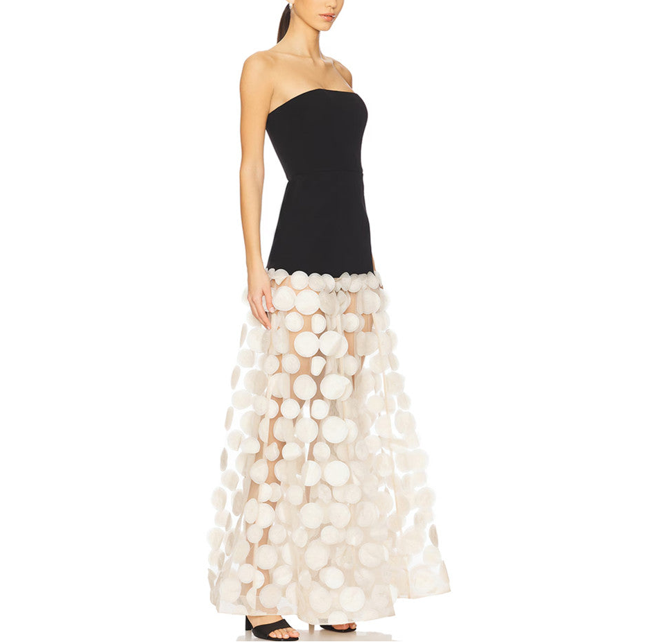 Madysen Knit Mesh Maxi Dress [MD5EX00G]