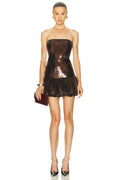 Maebel Strapless Sequin Mini Dress [4ZZK5G8H]