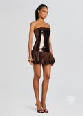 Maebel Strapless Sequin Mini Dress [19KU2KJU]