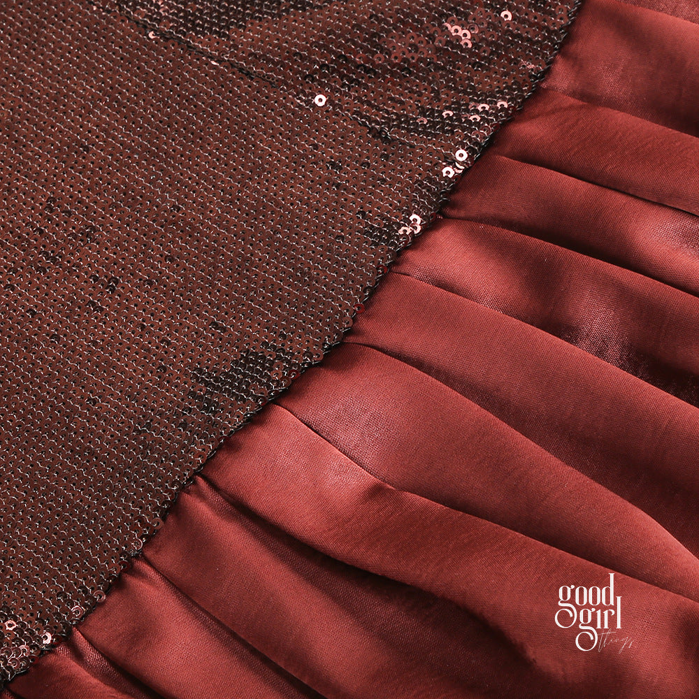 Maebel Strapless Sequin Mini Dress [6APW2ITK]