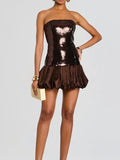 Maebel Strapless Sequin Mini Dress [H7QF9V6H]