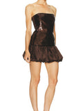 Maebel Strapless Sequin Mini Dress [F1HXONUZ]