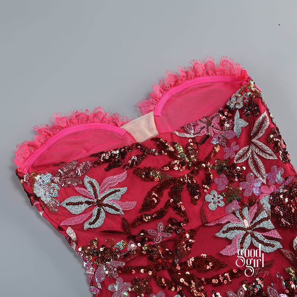 Makaylah Sequin Halter Maxi Set [2V4W1XX9]