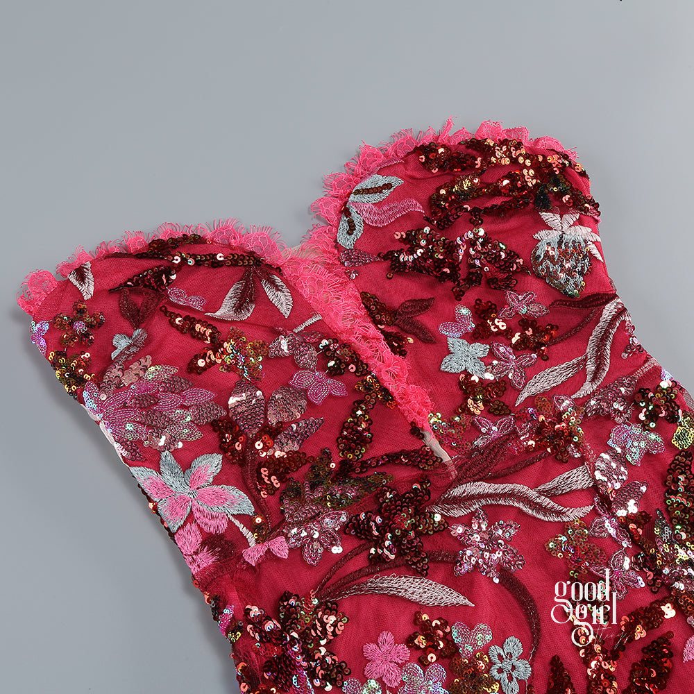 Makaylah Sequin Halter Maxi Set [X5LPHXHG]