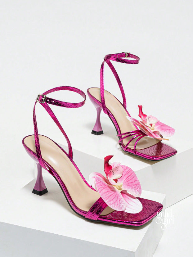 Malana Blossom Strap Heels [YGFHNEU2]