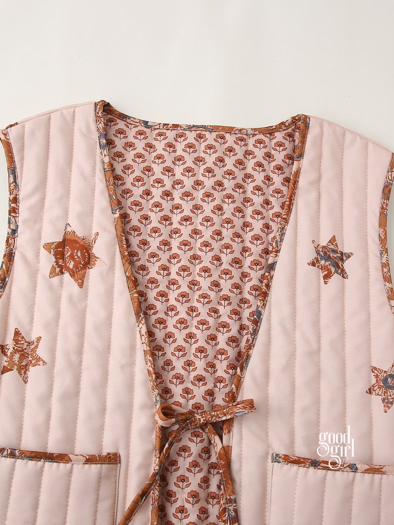 Mana Reversible Quilted Vest [11O8UHP0]