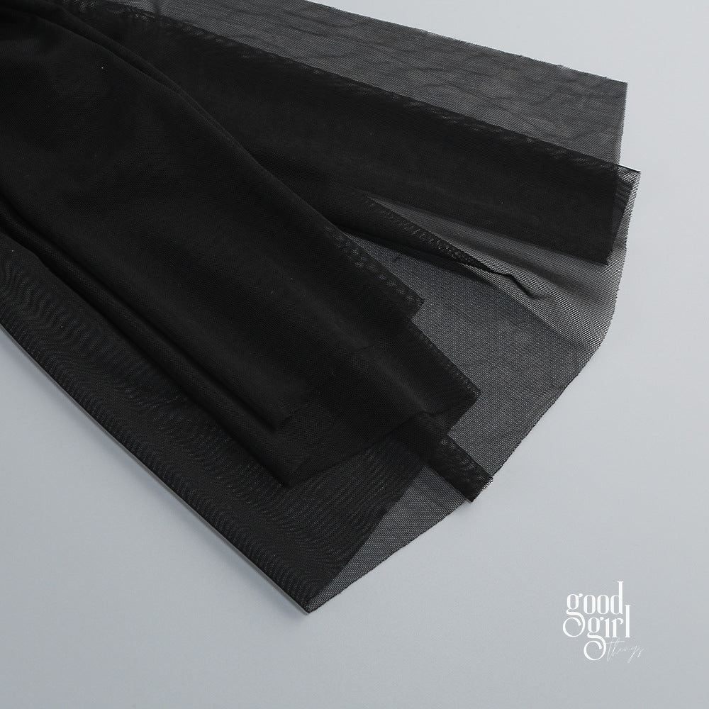 Mariana Mesh Tube Skirt Set [HFZF034P]