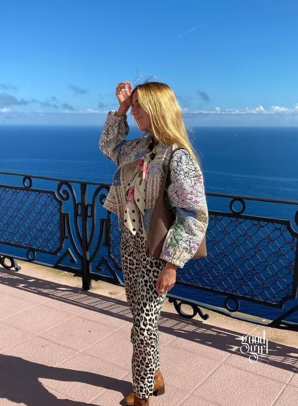 Markayla Reversible Floral Jacket [C3AIX8P4]