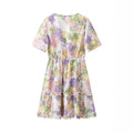 Marlei Floral Knotted Mini Dress [PYGF9H4J]