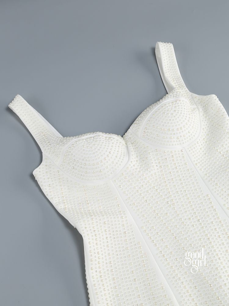 Melanie Embellished Cut-Out Mini Dress [86GG1ZZN]