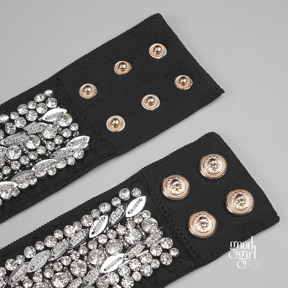 Milan Halter Embellished Mini Dress [WQC3AA5C]