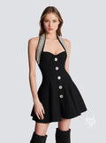 Milan Halter Embellished Mini Dress [71OIFV5T]