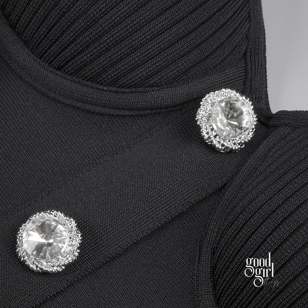 Milan Halter Embellished Mini Dress [6ABUOQP3]