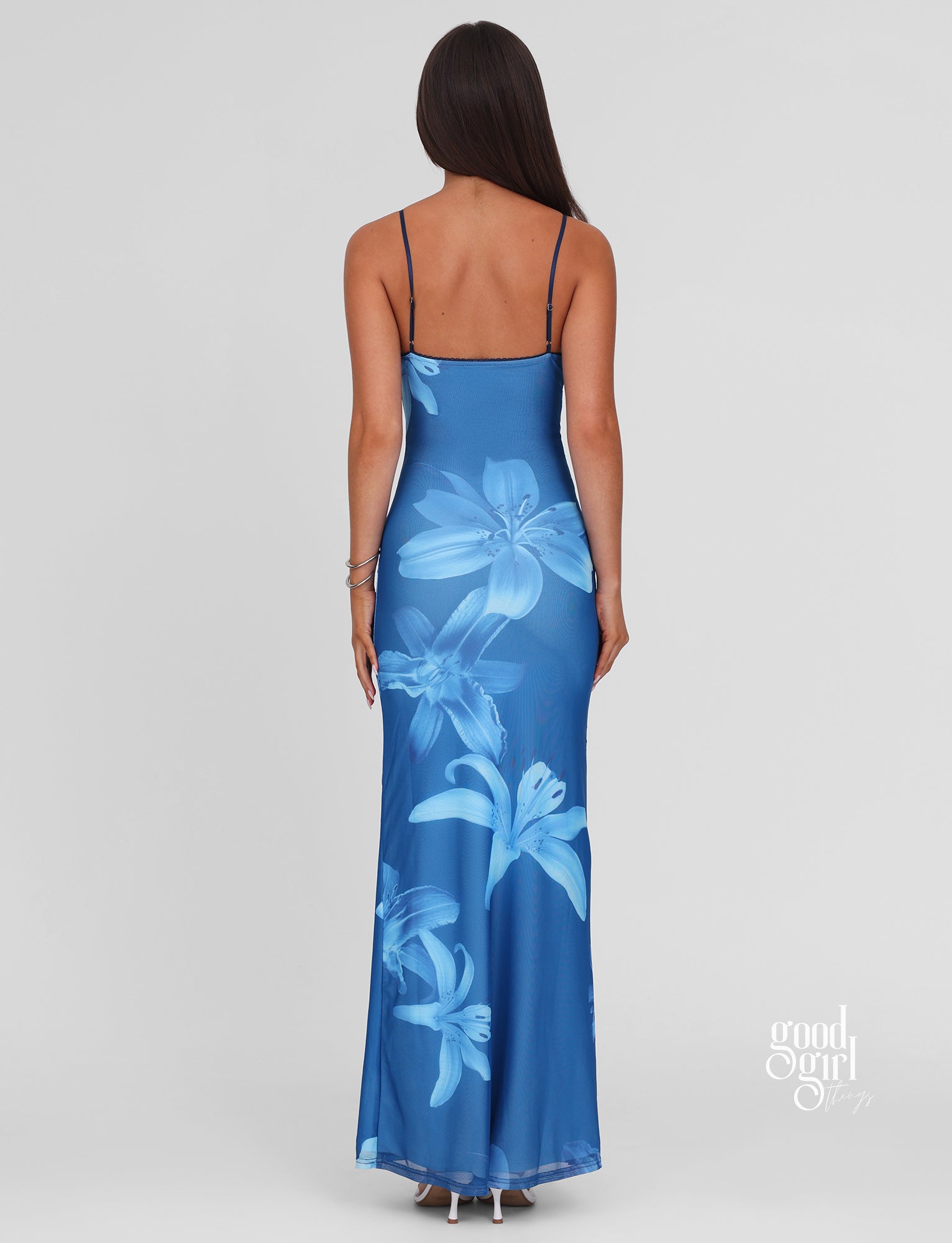 Good Girl Things Misa Romantic Floral Maxi Dress